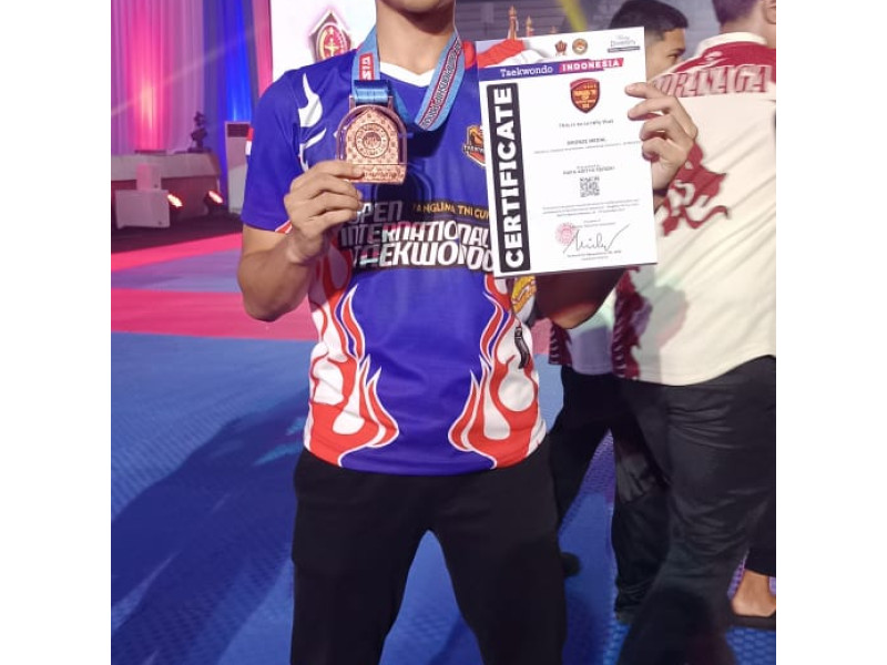 Rafa Aditya Ferizki, Siswa MAN 14 Jakarta Raih Prestasi di International Taekwondo Championship Panglima TNI Cup 2025