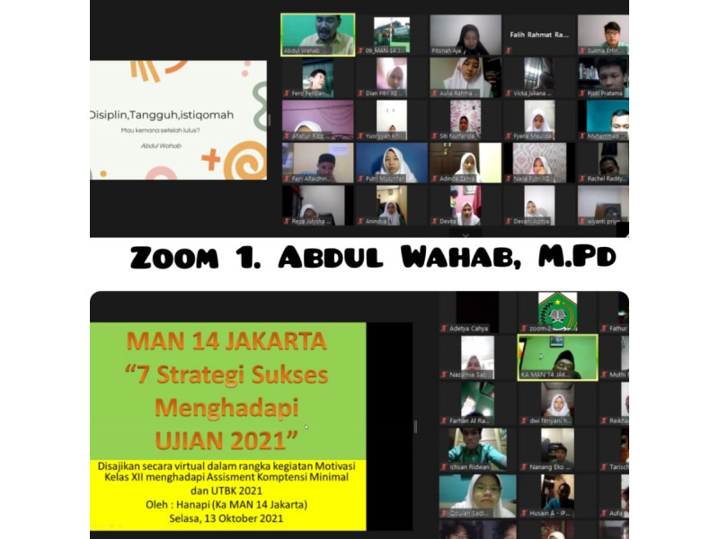 Kegiatan Motivasi dengan tema 