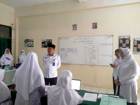 Monitoring dan Evaluasi Assemen Madrasah 2023 oleh Kanwil Ke