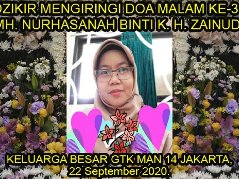 MAN 14 Berduka Kegiatan Doa bersama untuk Almarhumah Nurhasanah